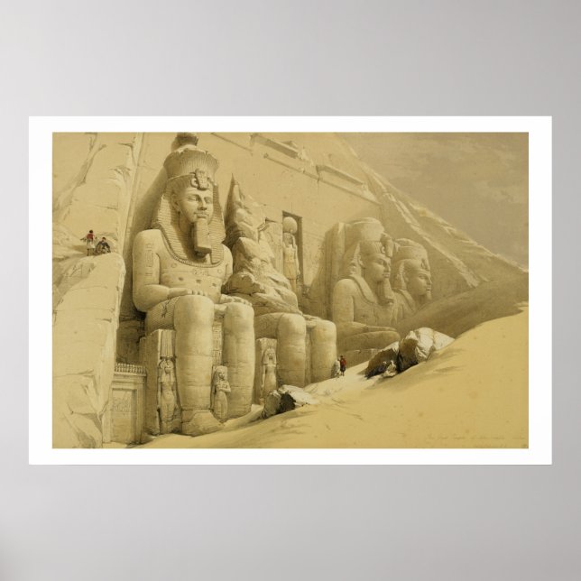 Abu Simbels Underbara tempel, Nubia, från "Egypten Poster (Framsidan)
