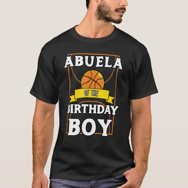 Abuela Basketball Bday Part T Shirt (Framsida)