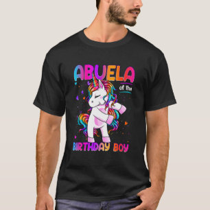 Abuela, Birthday Boy Dabbing Unicorn Party 1 T Shirt