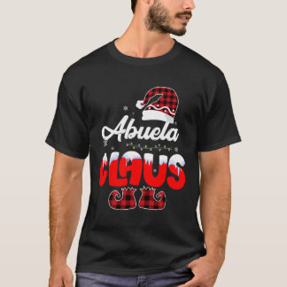 Abuela Claus jultomten Matching Familj Pajam T Shirt