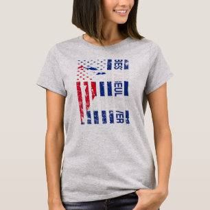 Abuela Cuban Grandma Cuba USA American Mor T Shirt