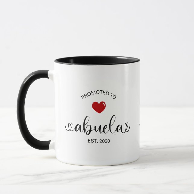 Abuela Establecerad Ny Mormor Present Mugg (Vänster)