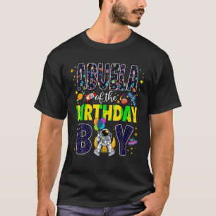 Abuela, födelsedagspojken Grandma 2:a Rymden T Shirt