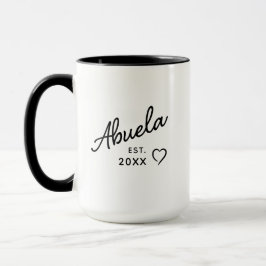 Abuela Grundad År  Graviditetsupptäckt & Mors dag Mugg
