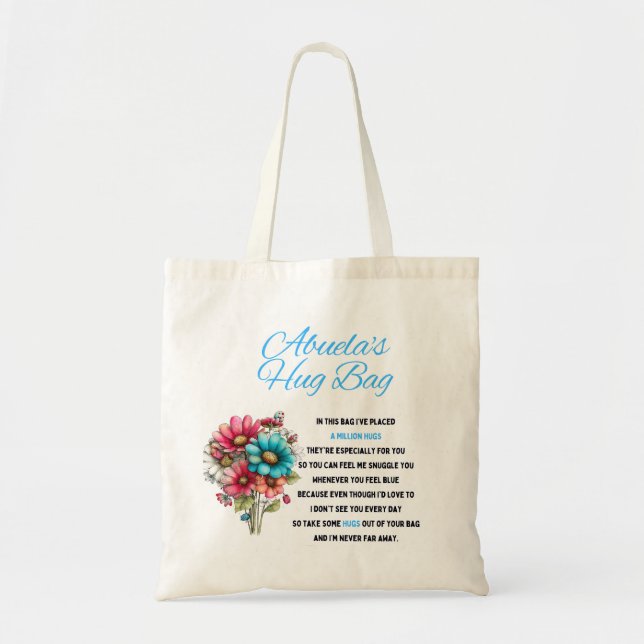 Abuela Hug Bag (Enkel) Tygkasse (Framsidan)