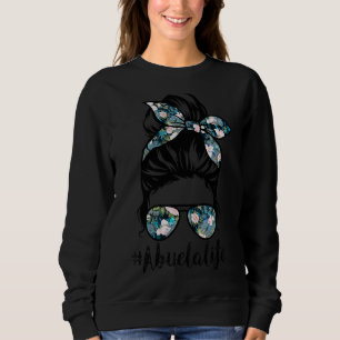 Abuela Life Messy Hair Bun Women Mors dag T Shirt