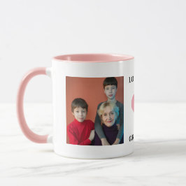 Abuela Nana Nonna Family Photo Kärlek You Grandma Mugg