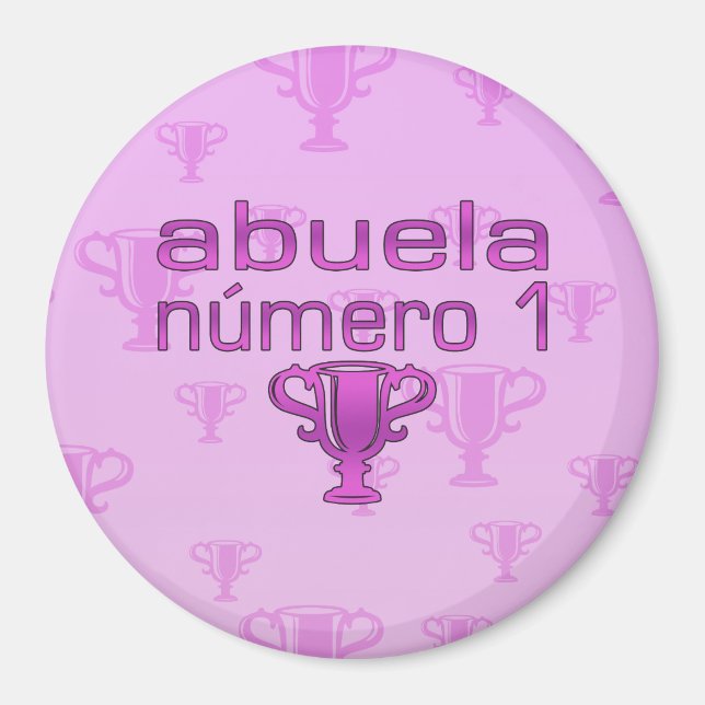 Abuela Número 1 Magnet (Framsidan)