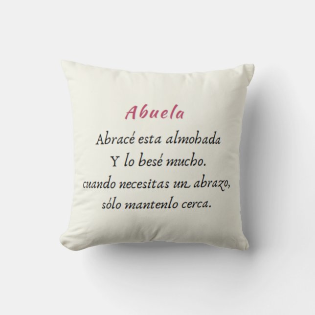 Abuela Pillow Kudde (Framsida)