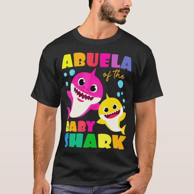 Abuela vid fågelvildsdagen i Baby Abuela Shark _3  T Shirt (Framsida)