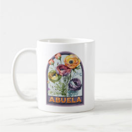 Abuela Vintage Blommigt Grandmor Kaffemugg