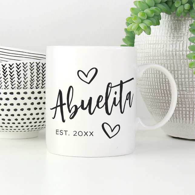 Abuelitaår etablerat farmor kaffemugg (Skapare uppladdad)