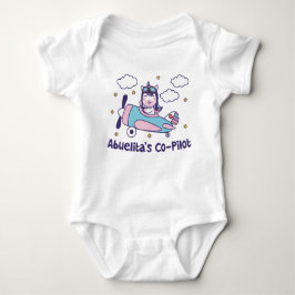 Abuelitas andrepilot - Enhörningsflygplan T Shirt