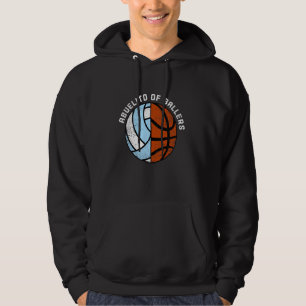 Abuelito Ballers Funny Volleyball Basketball Ab Hoodie