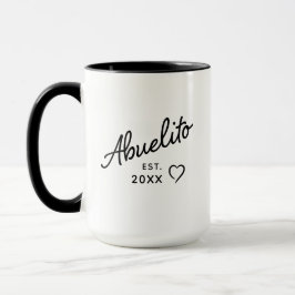 Abuelito Est Year Pregnancy Reveal & Father’s Day  Mugg
