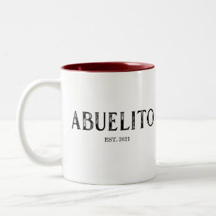 Abuelito Grundad år Två-Tonad Mugg