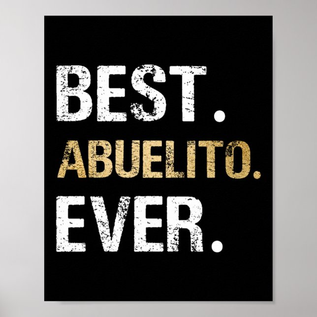 Abuelito någonsin Graphic Gift från mordotter Gran Poster (Framsidan)