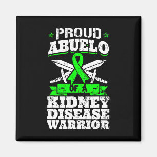 Abuelo A Kidney Disease Warrior Awareness Grand Magnet