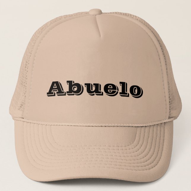 "Abuelo" (farfadern) truckerkeps (Framsida)