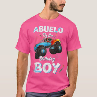 Abuelo of the Birthday Boy Monster Lastbil Bday Wo T Shirt
