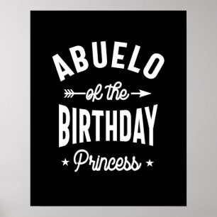 Abuelo of the Birthday Princess Poster