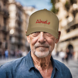 Abuelo - Spansk farfar Broderad Keps