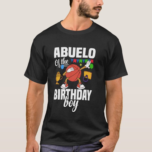 Abuelo the Birthday Boy Sports T Shirt (Framsida)
