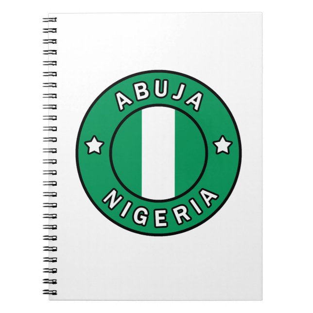 Abuja Nigeria Anteckningsbok (Framsidan)