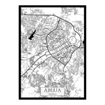 Abuja Nigeria Karta