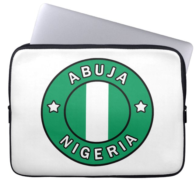 Abuja Nigeria Laptop Fodral (Framsidan)