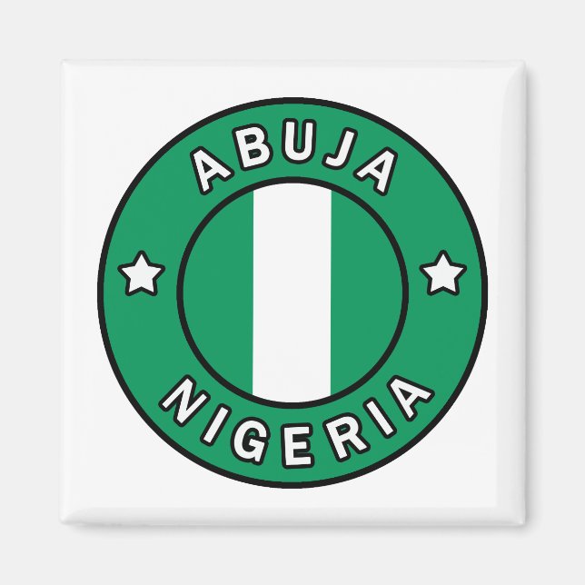 Abuja Nigeria Magnet (Framsidan)
