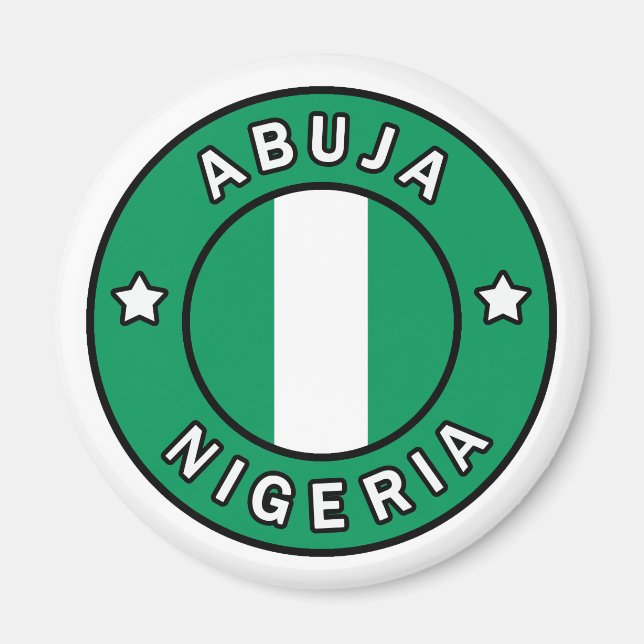 Abuja Nigeria Magnet (Framsidan)