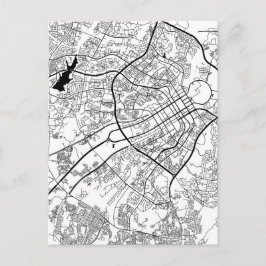 Abuja Nigeria Map Vykort