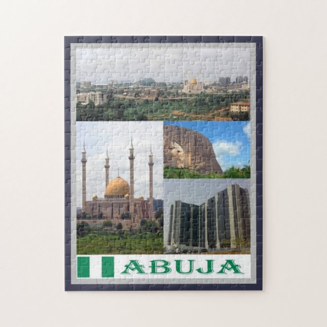 Abuja - Nigeria - Mosaic - Pussel (Vertikal)