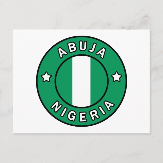Abuja Nigeria Vykort (Framsida)