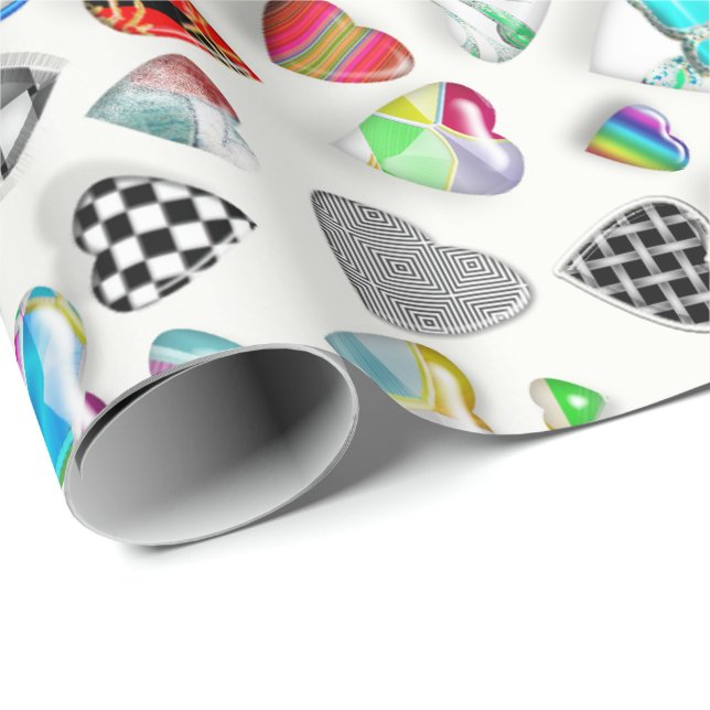 ABUNCHOFHEARTS PRESENTPAPPER (Rullad Hörn)