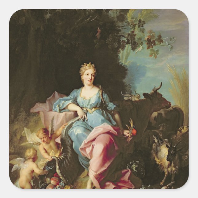 Abundance, 1719 fyrkantigt klistermärke (Framsida)