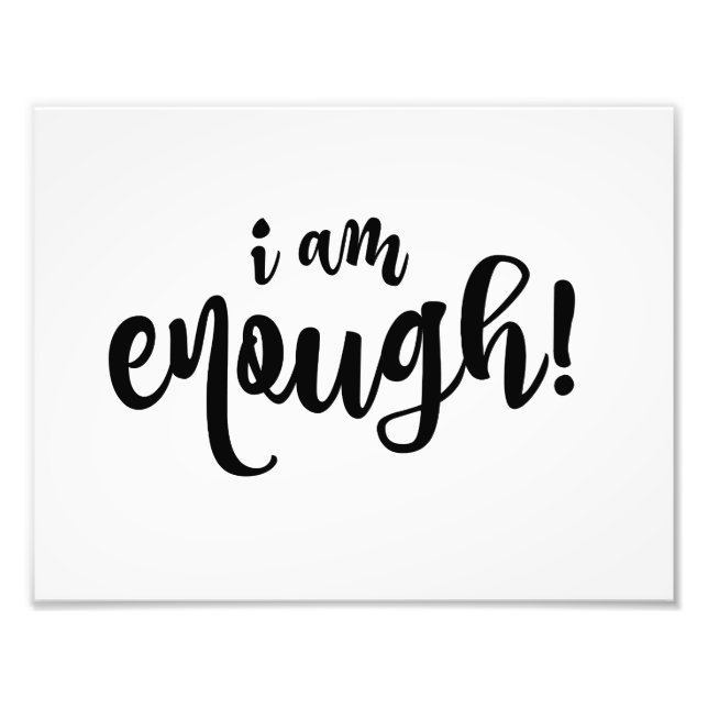 Abundance Affirmation 11x8.5 Art-utskrift Fototryck (Framsidan)