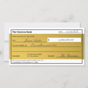 Abundance Check mot Attraktion Elegant Guld
