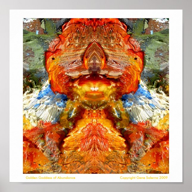 Abundance Golden Goddess Poster (Framsidan)