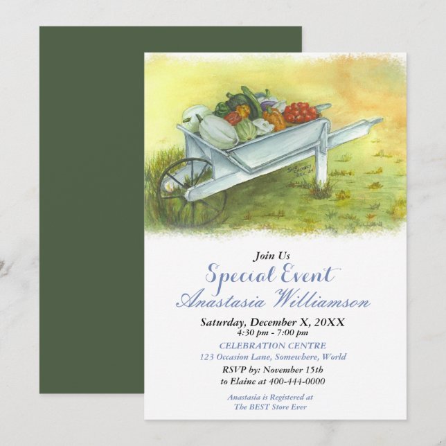 ABUNDANCE HOUSE PARTY EVENT INBJUDAN (Fram/baksida)