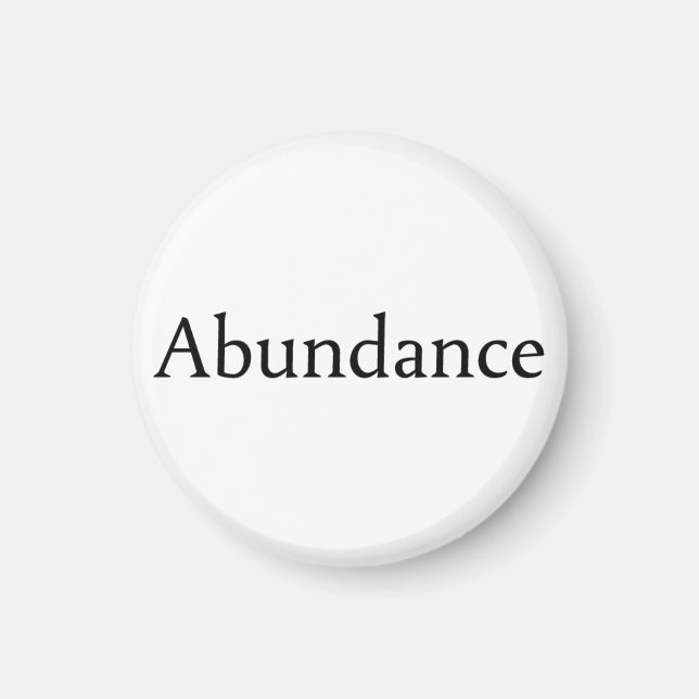 Abundance Magnet (Framsidan)