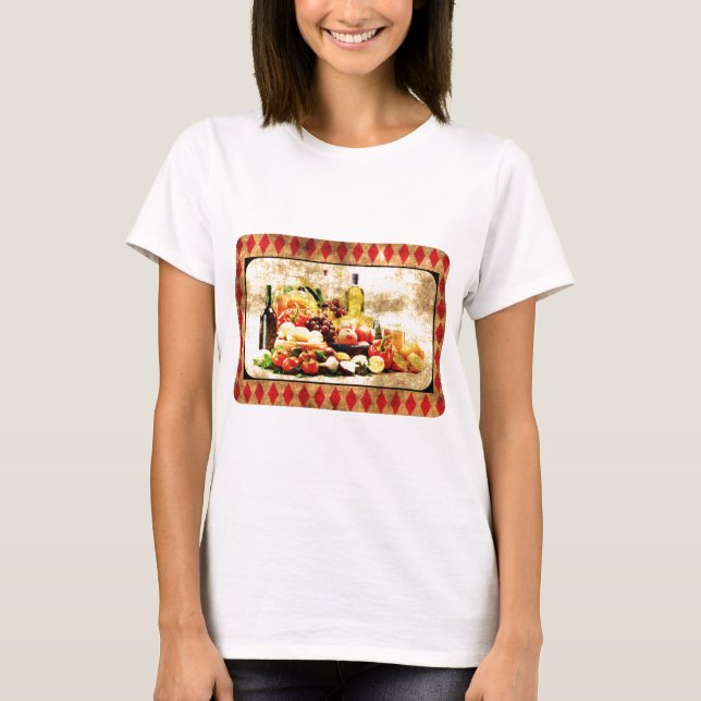 Abundant Bord Tee Shirt (Framsida)