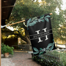 Abundant Foliage | Monogram och Familj Namn