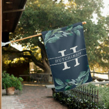 Abundant Foliage | Monogram och Familj Namn