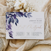 Abundant Foliage | Violet Botaniskt Bat mitzvah