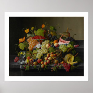 Abundant Fruit, 1858 (olja på arbetsyta) Poster