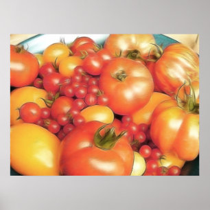 Abundant Harvest - Heirloom Tomatis Poster