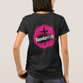 Abundant Life Kor & Krona (Tillbaka) T Shirt