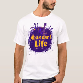 Abundant Life Sten (Vibrant) Front T-Shirt